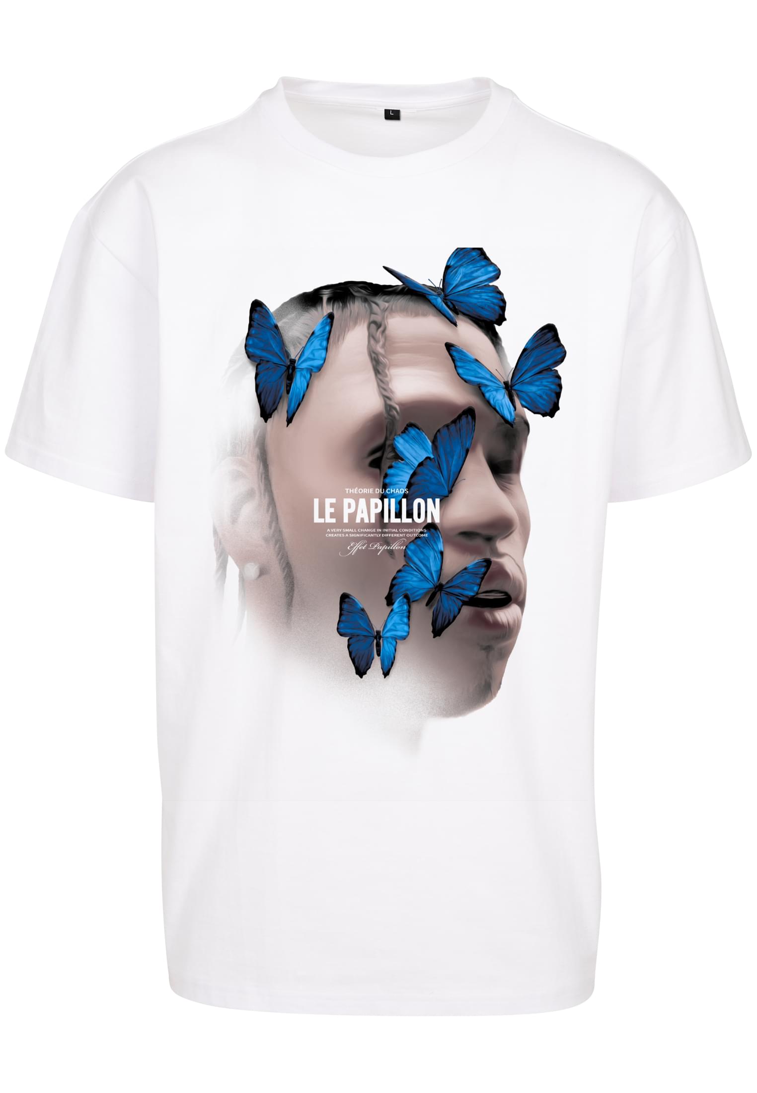 Upscale Studios Le Papillon Oversize T-Shirt white im BAWRZ® Shop | T-Shirts