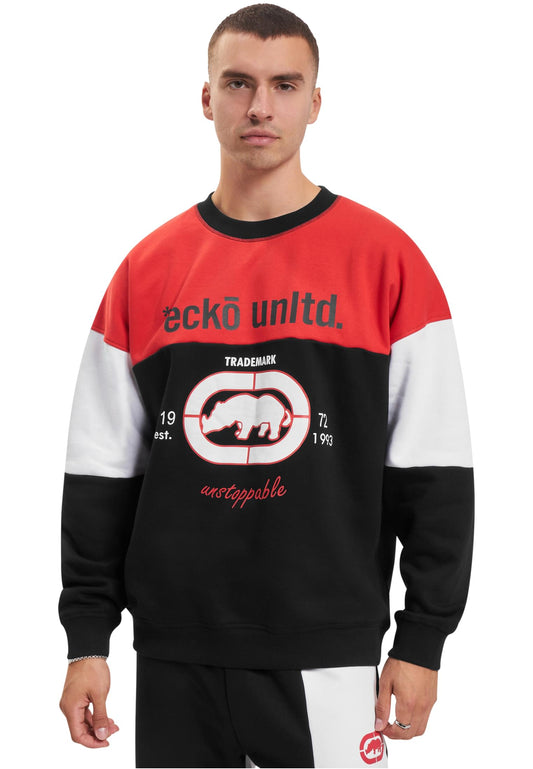Ecko Unltd. 2 Tone Crewneck black/red/white
