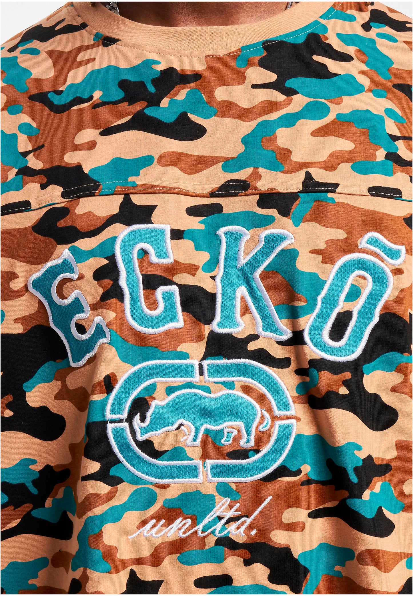Ecko Unltd. Embroidery T-Shirt camouflage/black/green