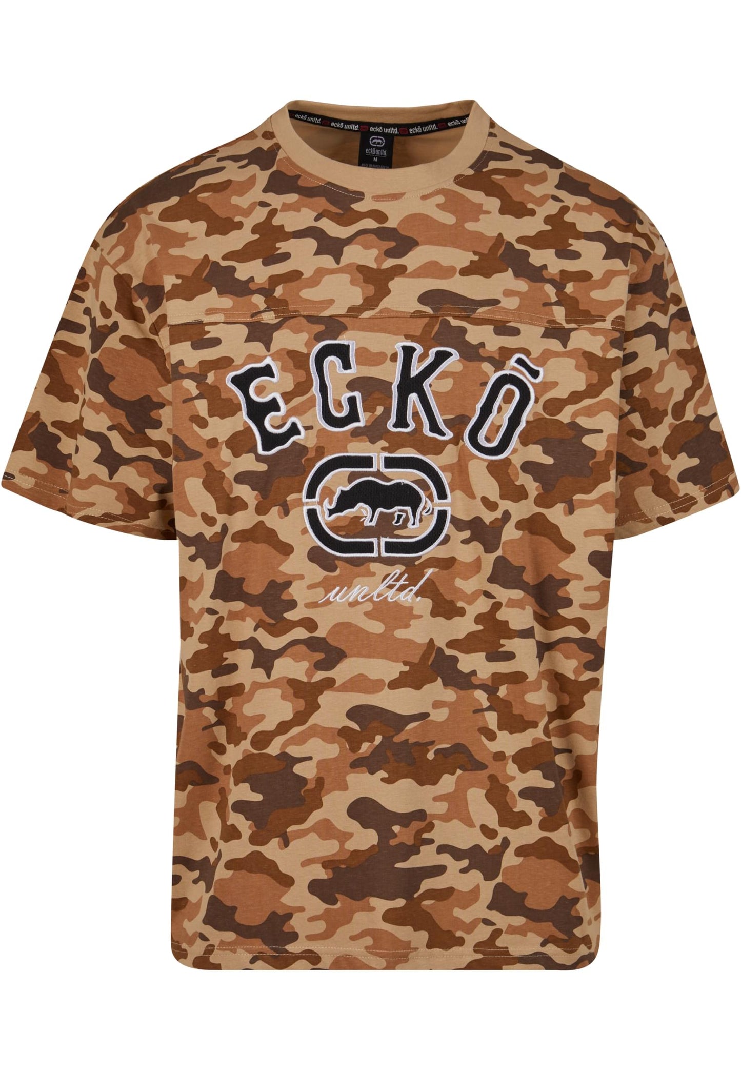 Ecko Unltd. Embroidery T-Shirt camouflage/camel/brown
