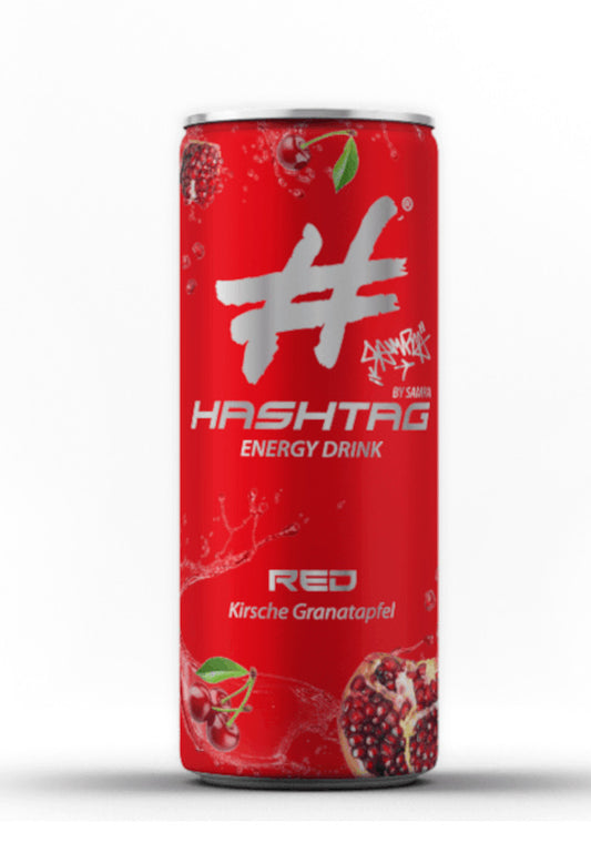 Hashtag Energy Drink Red - Kirsche Granatapafel - Drinks - Hashtag - BAWRZ®
