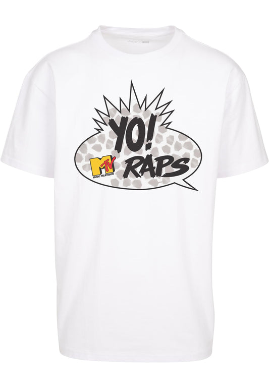 Mister Tee Yo! MTV Raps Oversize T-Shirt white - T-Shirts - Mister Tee - BAWRZ®
