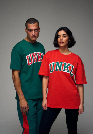 Unkl Drop Out T-Shirt red/green