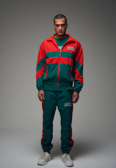 Unkl Drop Out Track Suit red/green