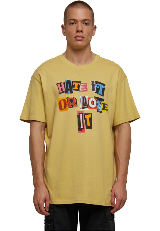Upscale Studios Hate It Or Love It Oversize T-Shirt palemoss