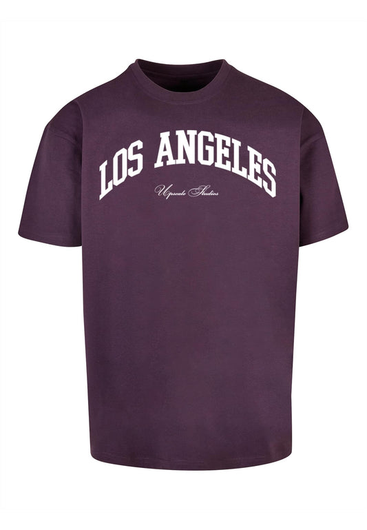 Upscale Studios L.A. College Oversize T-Shirt purplenight