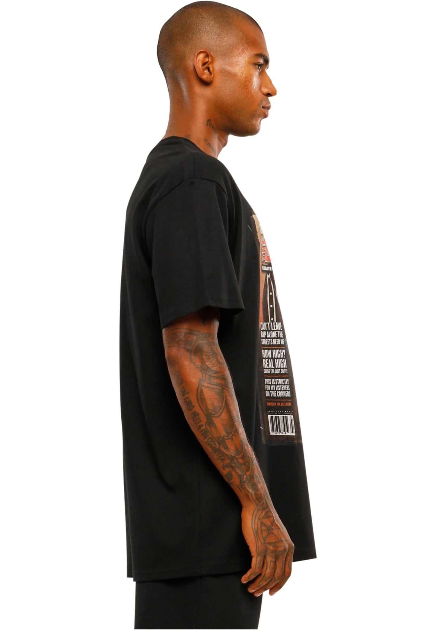 Upscale Studios Magazine Oversize T-Shirt black