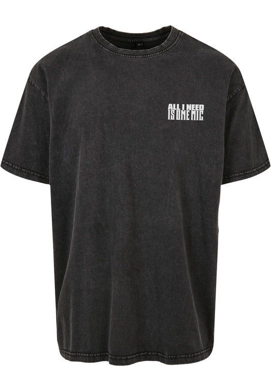 Upscale Studios Nas Stillmatic Acid Washed Oversize T-Shirt black - T-Shirts - Upscale Studios - BAWRZ®
