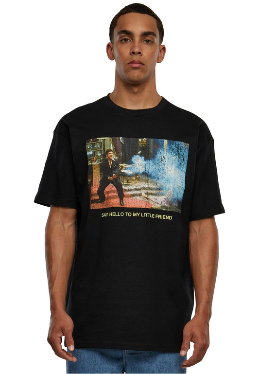 Upscale Studios Scarface Little Friend Oversize T-Shirt black