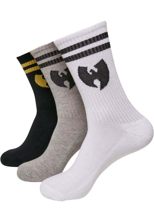 Wu Wear Socks 3-Pack white/grey/black - Socks - Wu Wear - BAWRZ®