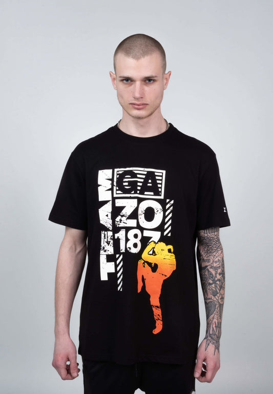 Gazo Streetfighter Muay Thai T-Shirt black - T-Shirts - Gazo - BAWRZ®