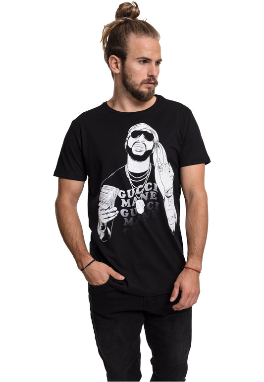 Merchcode Gucci Mane Pinkies Up T-Shirt black - T-Shirts - Merchcode - BAWRZ®