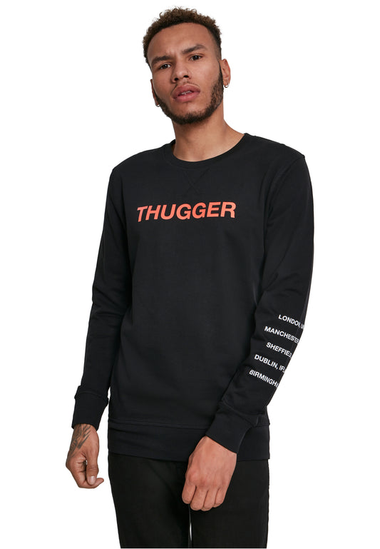 Merchcode Thugger Childrose Crewneck black - Sweatshirts - Merchcode - BAWRZ®
