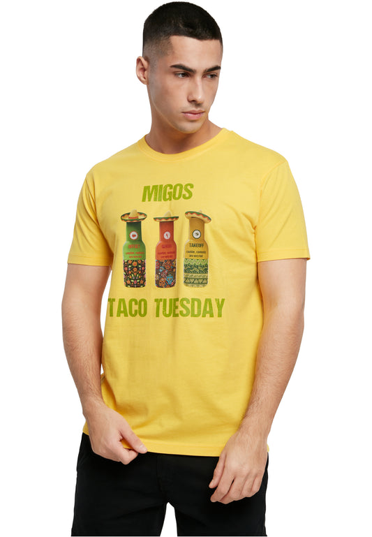 Mister Tee Migos Tuesday Taco T-Shirt taxi yellow - T-Shirts - Mister Tee - BAWRZ®
