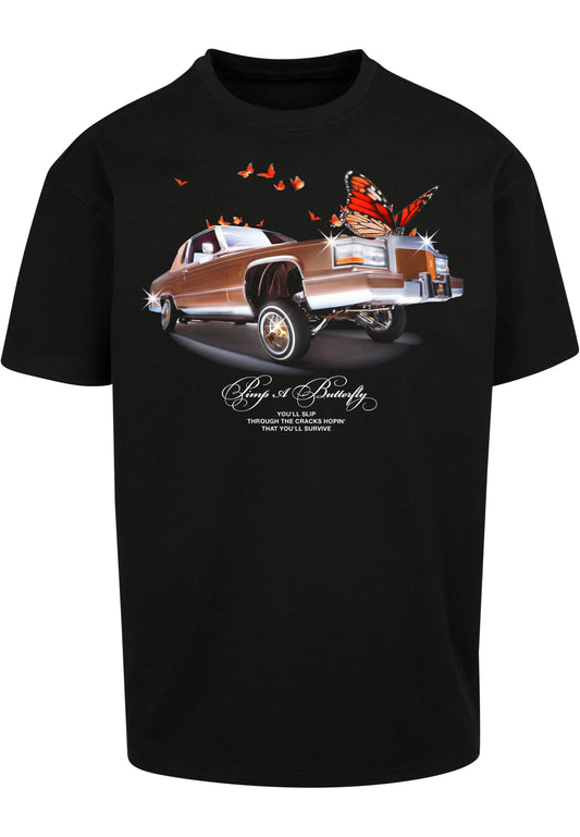 Upscale Studios Pimp a Butterfly Oversize T-Shirt black - T-Shirts - Upscale Studios - BAWRZ®