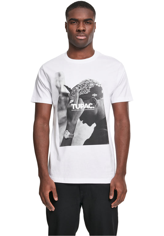 Mister Tee Tupac Shakur F*ck The World T-Shirt white - T-Shirts - Mister Tee - BAWRZ®