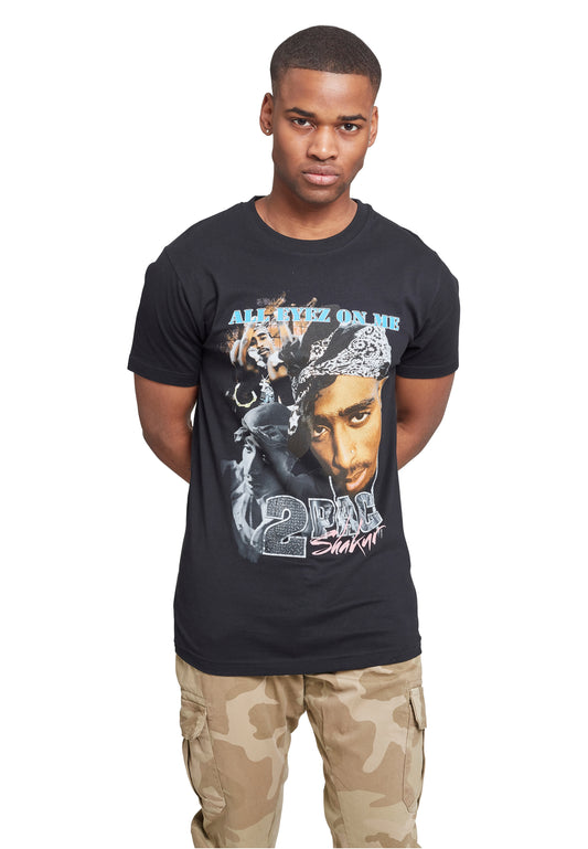 Mister Tee Tupac Shakur Retro T-Shirt black - T-Shirts - Mister Tee - BAWRZ®