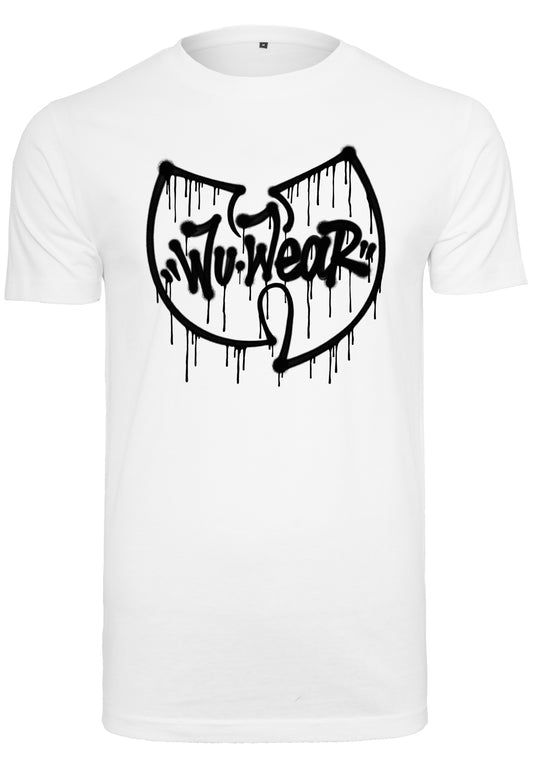Wu Wear Wu-Tang Clan Dripping Logo T-Shirt white - T-Shirts - Wu Wear - BAWRZ®